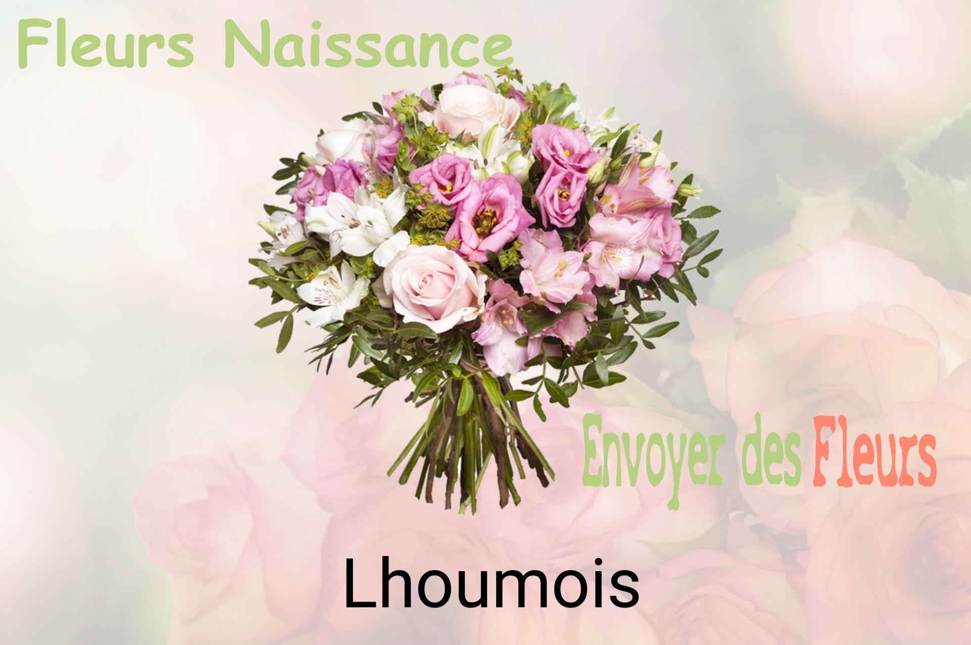 Bouquet de fleurs de naissance livré à Lhoumois